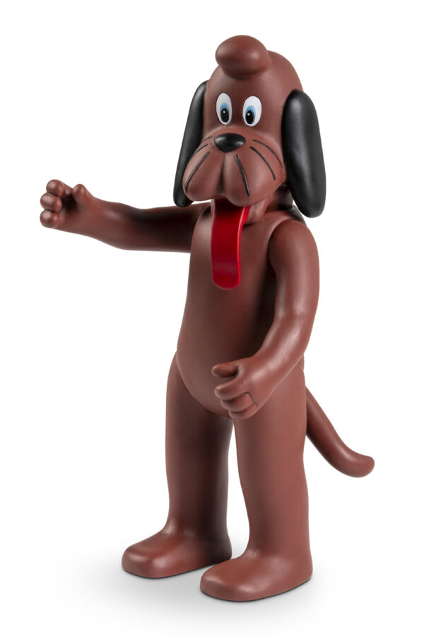 Figura de goma del Gos d' Els Amics de les arts